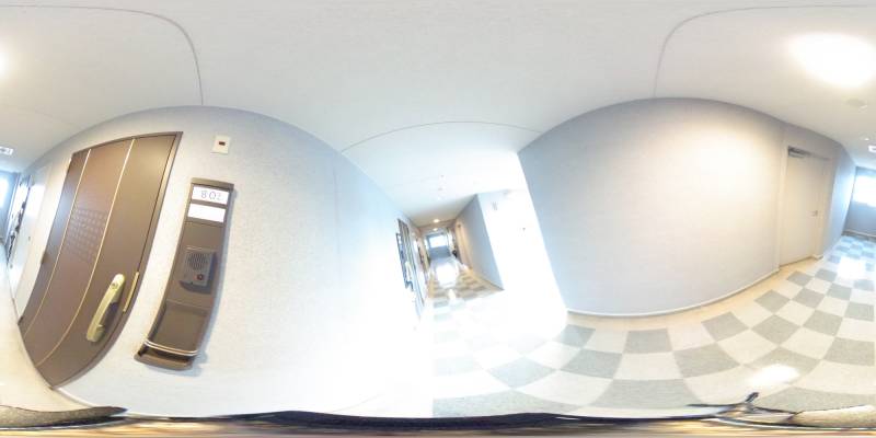 パノラマ画像玄関