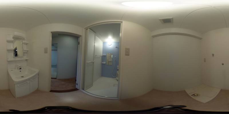 パノラマ画像洗面所