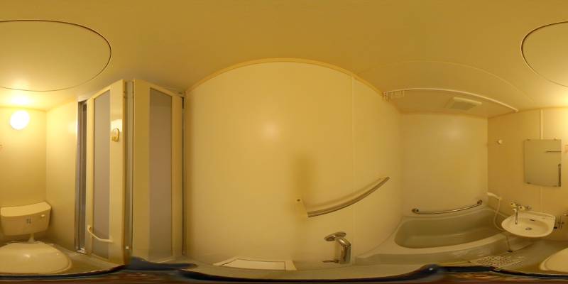 パノラマ画像バスルーム