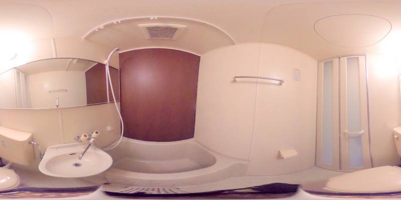 パノラマ画像バスルーム