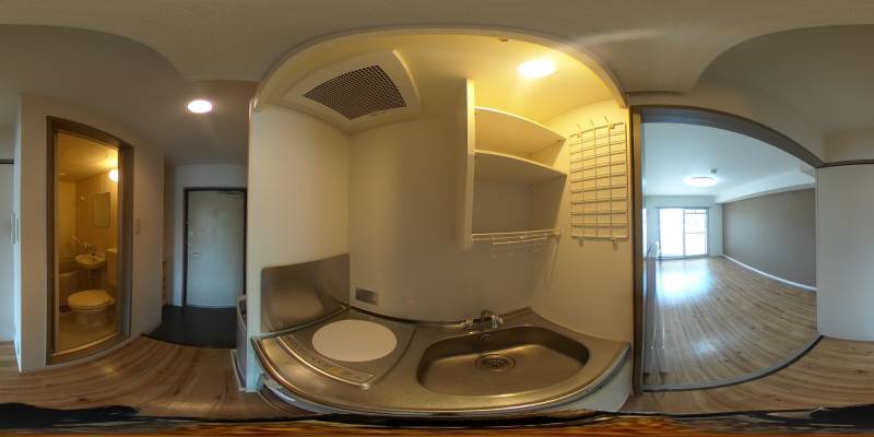 パノラマ画像キッチン