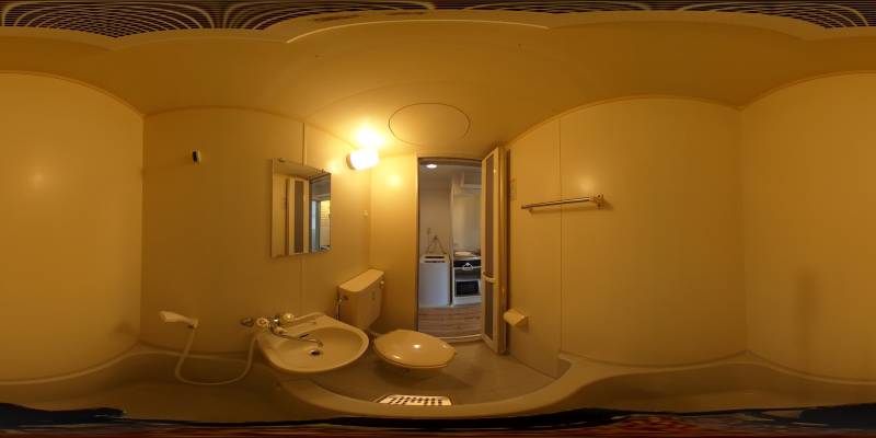 パノラマ画像バスルーム