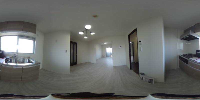 パノラマ画像キッチン