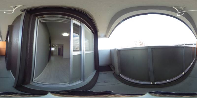 パノラマ画像バスルーム