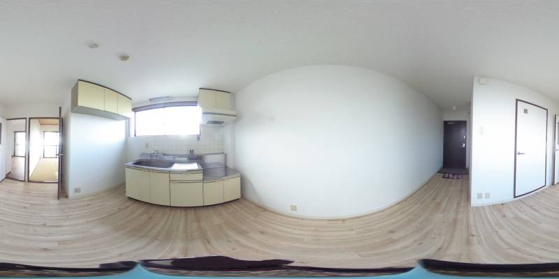 パノラマ画像キッチン