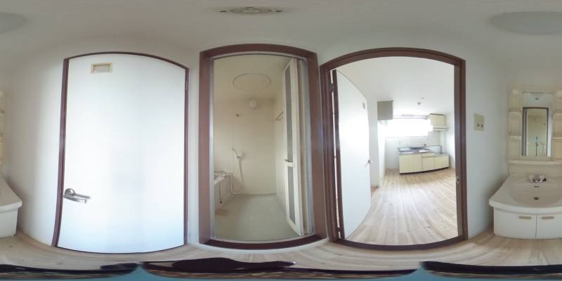 パノラマ画像洗面所