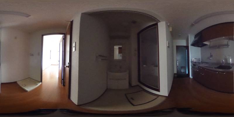 パノラマ画像洗面所