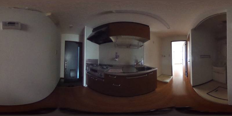 パノラマ画像キッチン