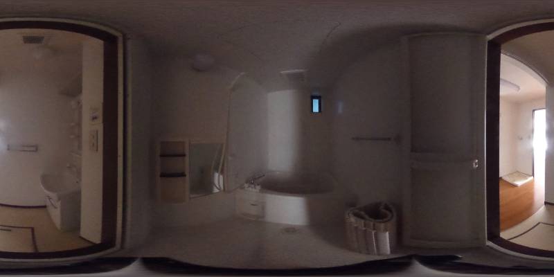 パノラマ画像バスルーム