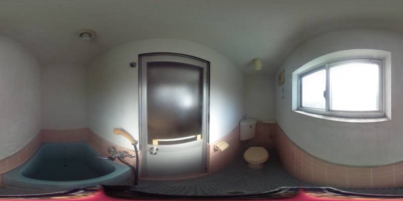 パノラマ画像バスルーム