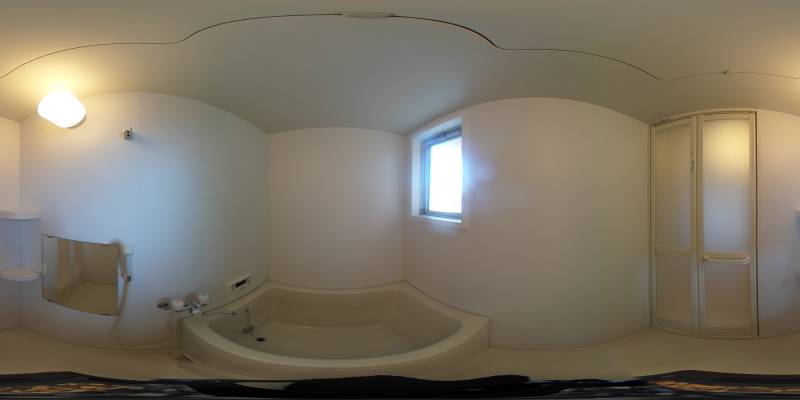 パノラマ画像バスルーム