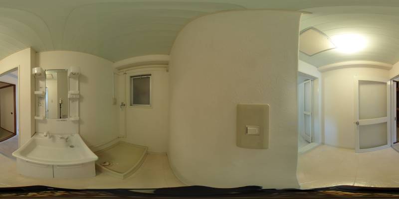 パノラマ画像洗面所