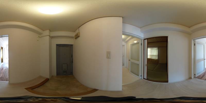 パノラマ画像玄関