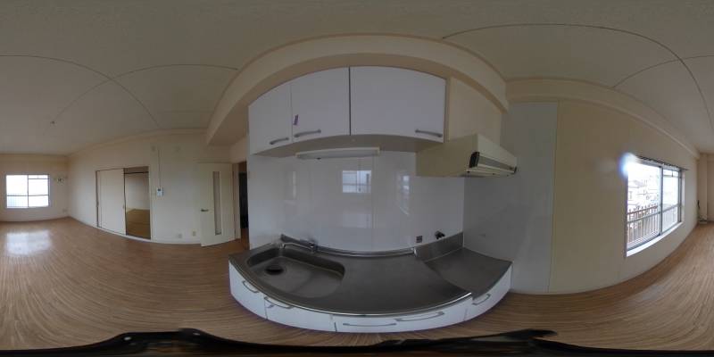 パノラマ画像キッチン