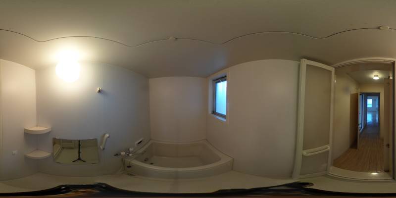 パノラマ画像バスルーム