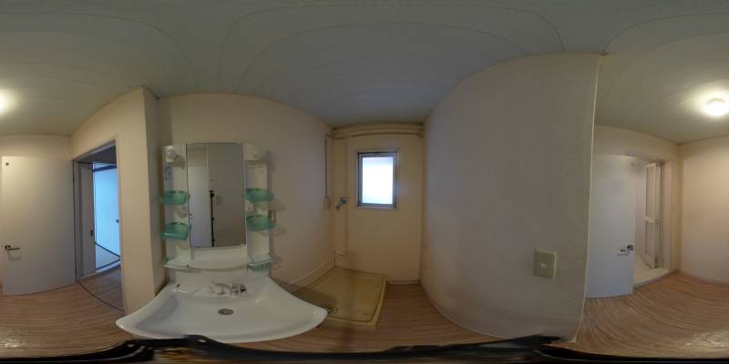 パノラマ画像洗面所