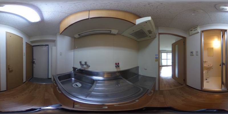 パノラマ画像キッチン