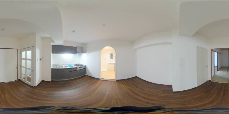 パノラマ画像リビング