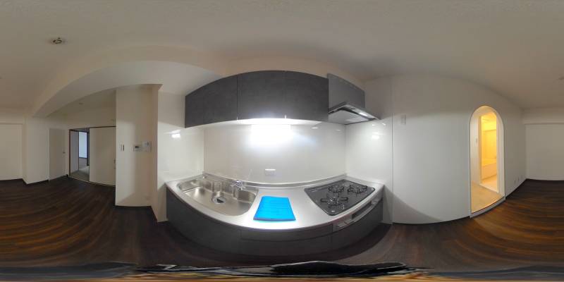 パノラマ画像キッチン