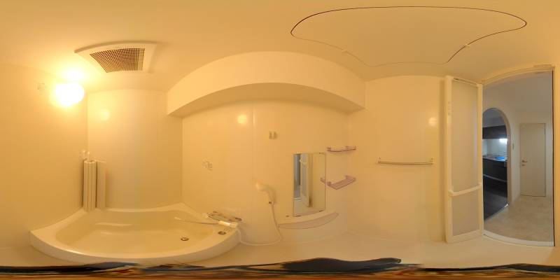 パノラマ画像バスルーム