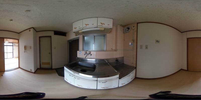 パノラマ画像キッチン