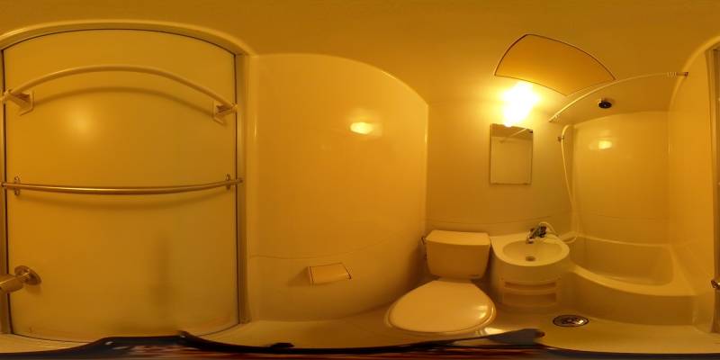 パノラマ画像バスルーム