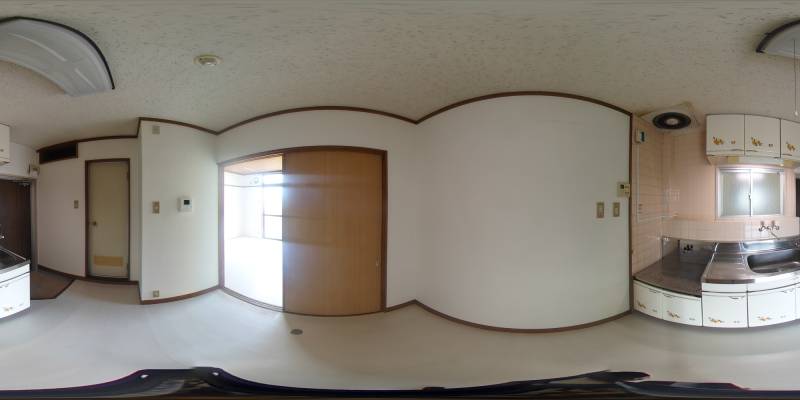 パノラマ画像キッチン