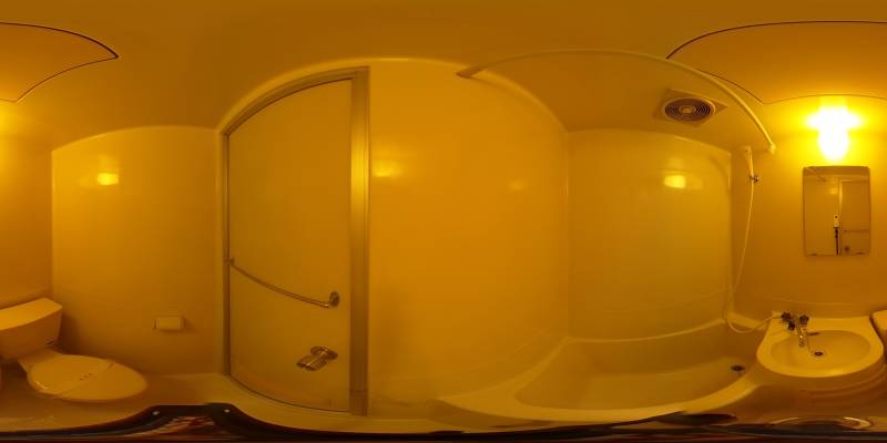 パノラマ画像バスルーム