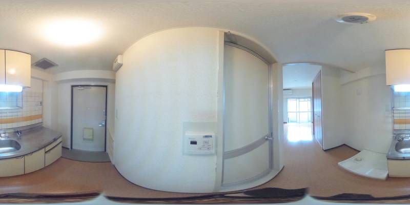 パノラマ画像キッチン