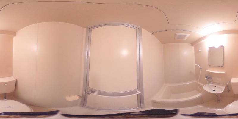 パノラマ画像バスルーム