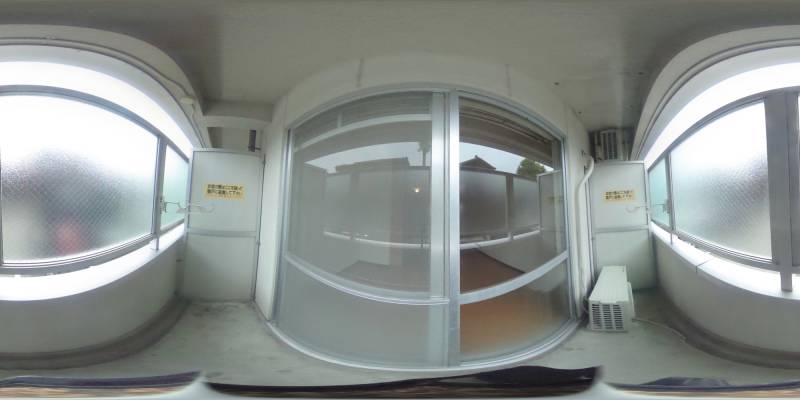 パノラマ画像バルコニー