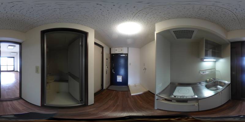 パノラマ画像キッチン