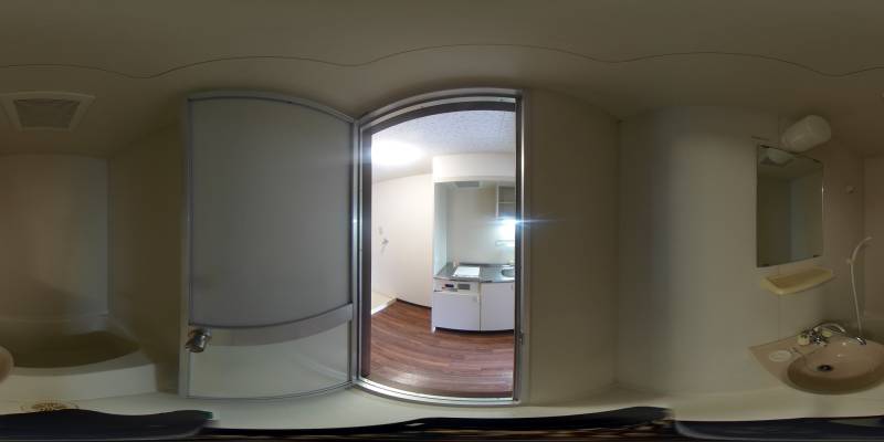 パノラマ画像バスルーム