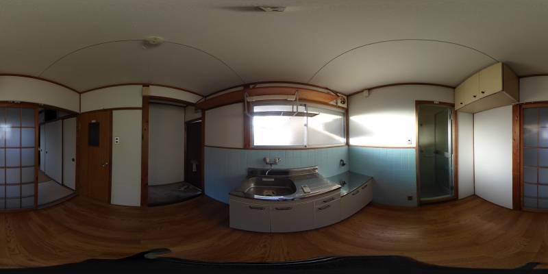 パノラマ画像キッチン