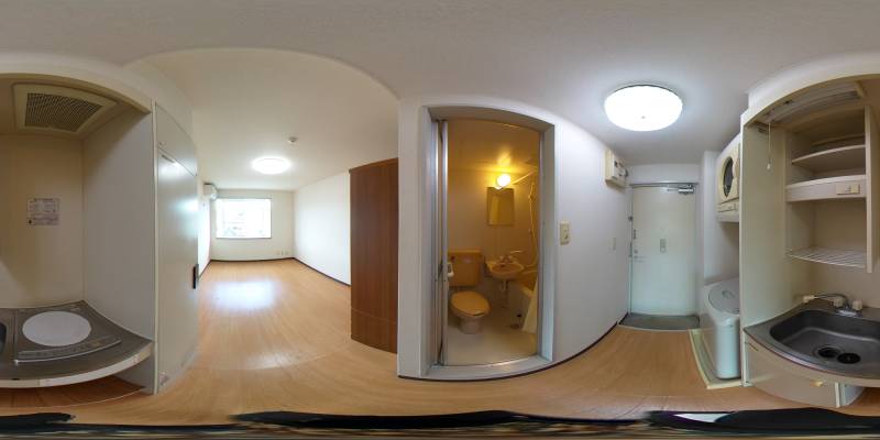 パノラマ画像キッチン