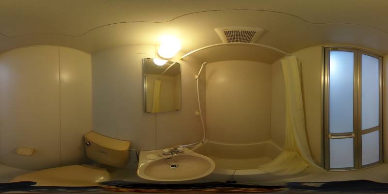 パノラマ画像バスルーム