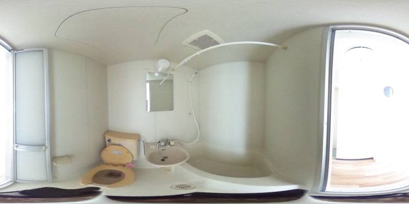 パノラマ画像バスルーム