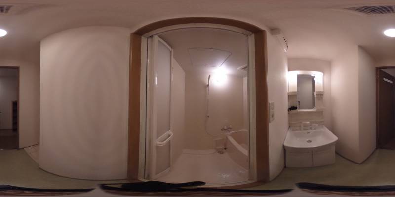 パノラマ画像バスルーム