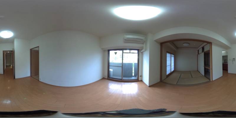 パノラマ画像リビング