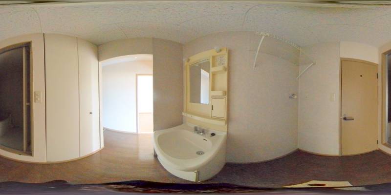 パノラマ画像洗面所