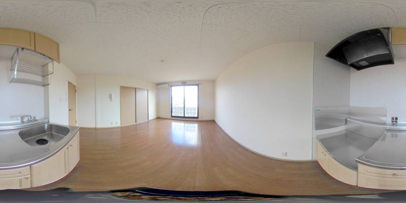 パノラマ画像キッチン