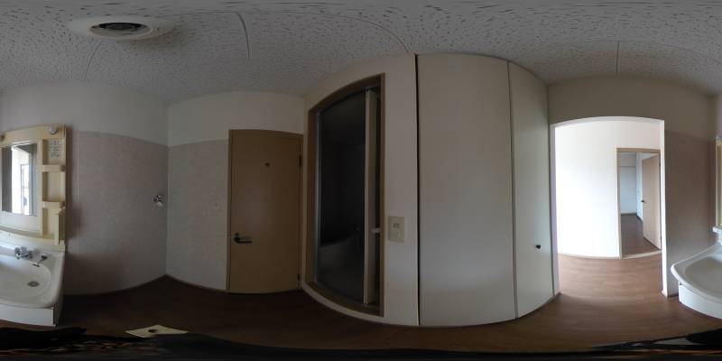 パノラマ画像洗面所