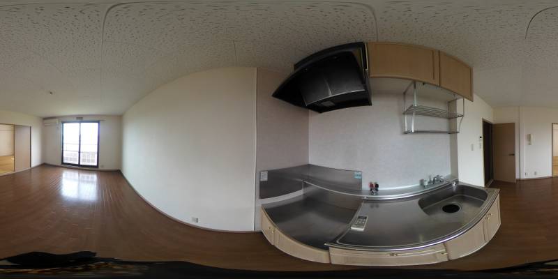 パノラマ画像キッチン