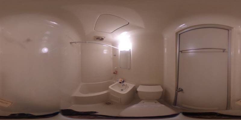 パノラマ画像バスルーム