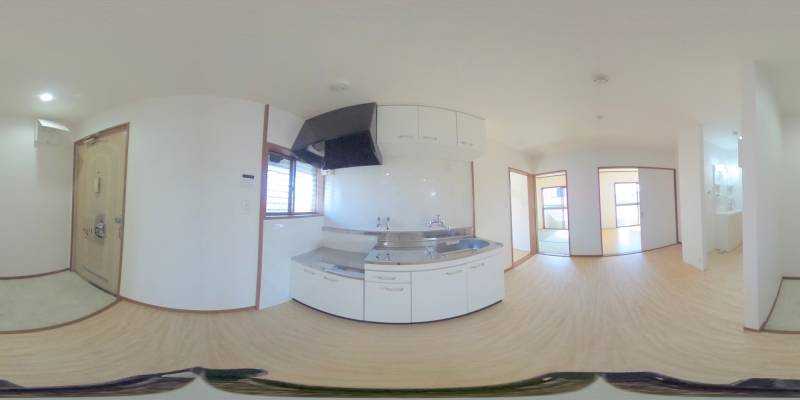 パノラマ画像キッチン