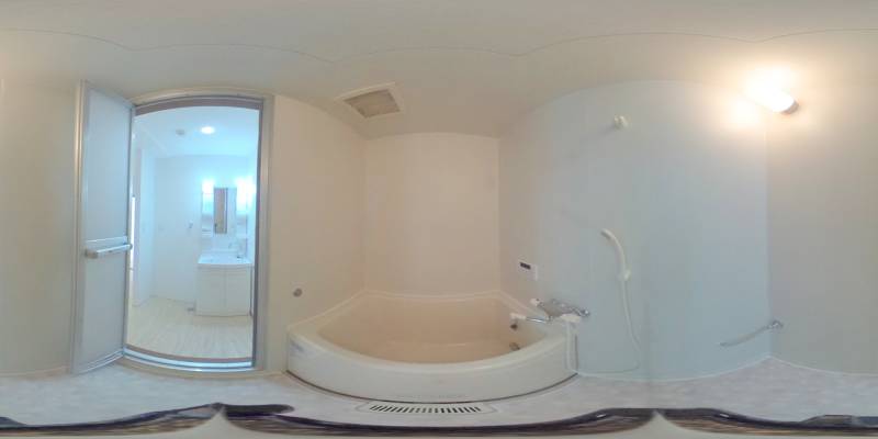 パノラマ画像バスルーム