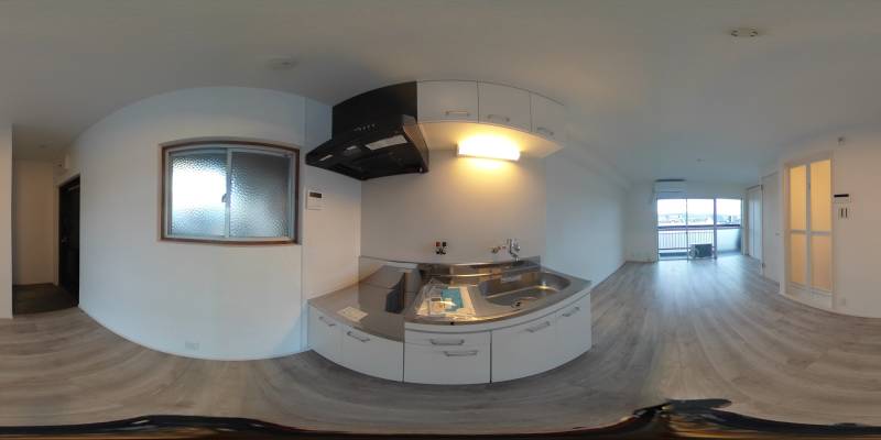 パノラマ画像キッチン