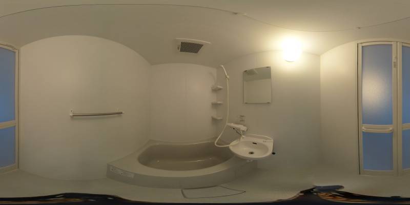 パノラマ画像バスルーム