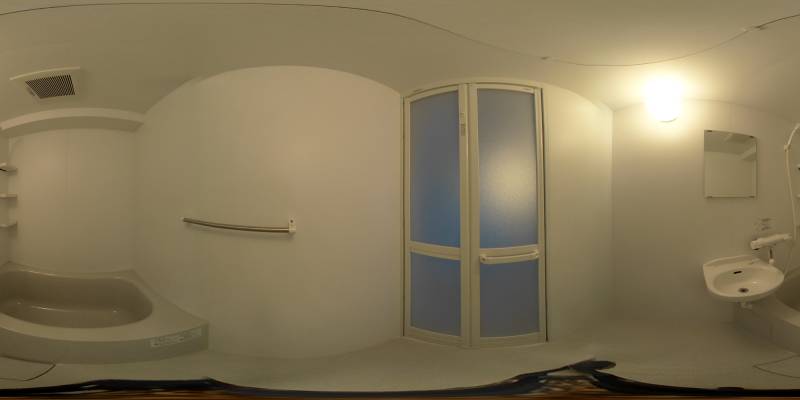 パノラマ画像バスルーム