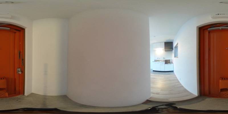 パノラマ画像玄関